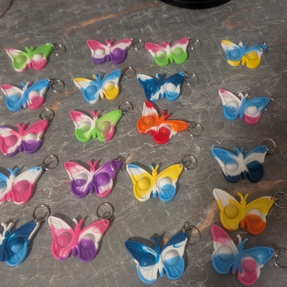 Colorful Butterfly Keychains - Picture 6 of 8